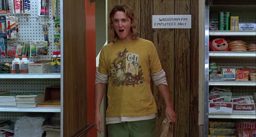 colt 45 drunk mule t-shirt in fast times at ridgemont high
